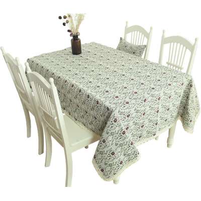 Hot sale dining luxury restaurant jacquard christmas table cloth