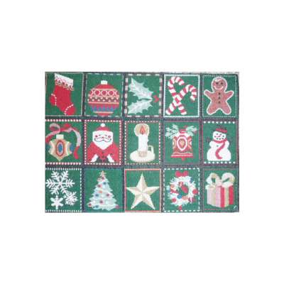 Amazon hot sale  Christmas table mat placemats woven