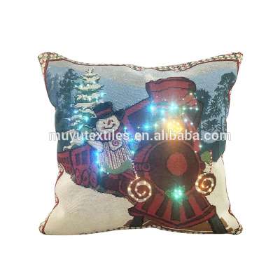 Led For Home Decor christmas cushions Merry Christmas Design Tapestry Cushion Covers Decorative